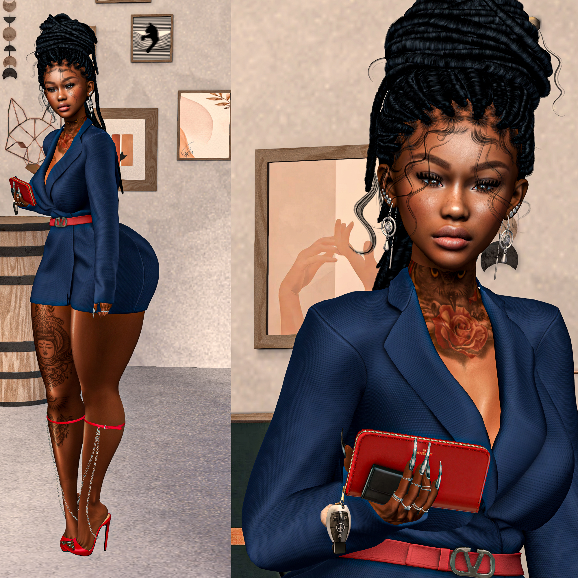 VarsitySamanthaBlazerDress